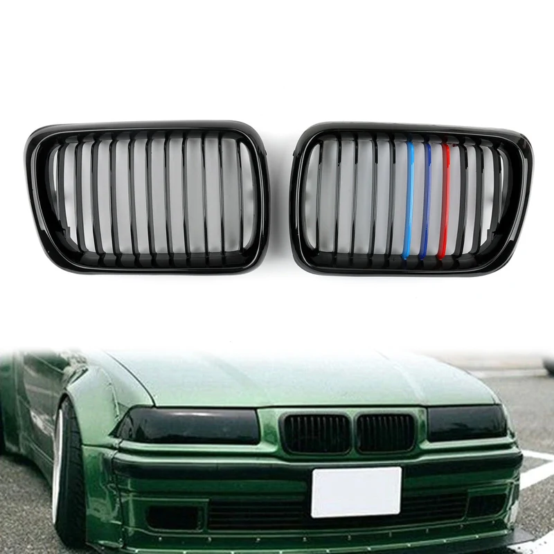 Grille Calandre Avant BMW E36 M3 1997-1999 Noire Mate