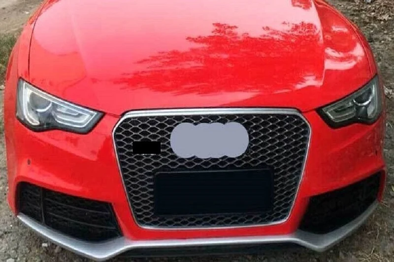 Calandre Noir Et Chrome Audi A5 B9 12-16 Look RS5