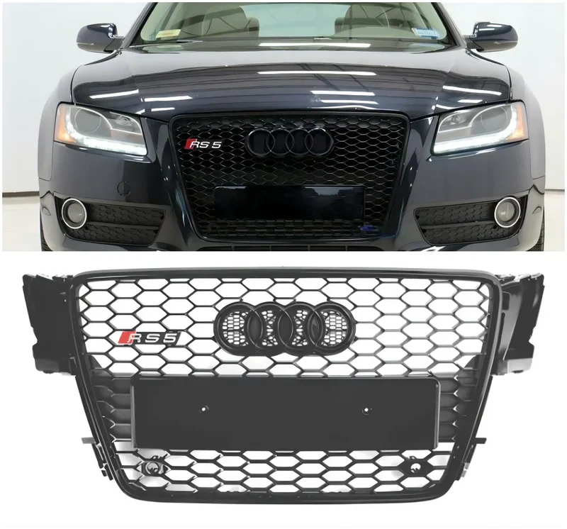 Calandre Noir Brillant Audi A5 B8 (07-11) Look RS5