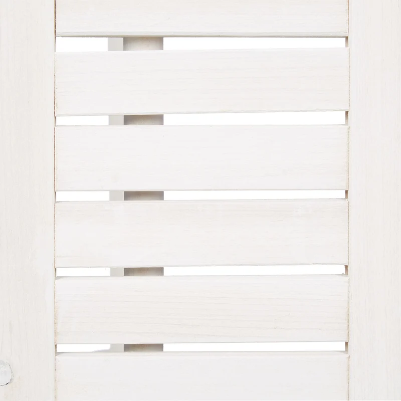 Table pliante d'appoint extérieure 80 x 60 x 70 cm pratique et flexible style contemporain en bois blanc 13_0011260