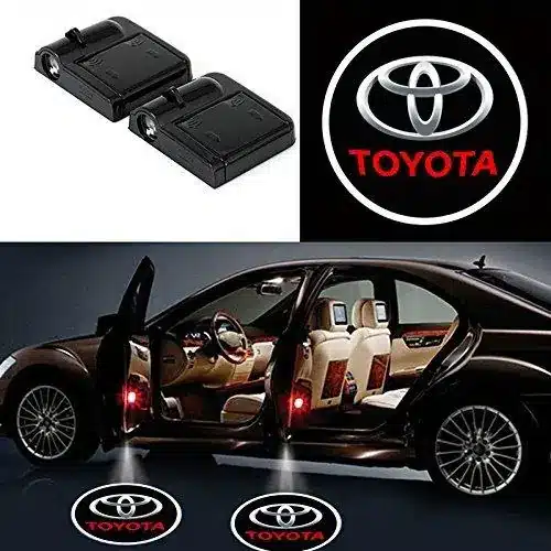 Pack 2 Projecteurs LED de Porte Toyota avec Logo