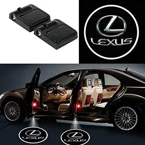 2X projecteurs LED pour portes de voiture Lexus logo projeté