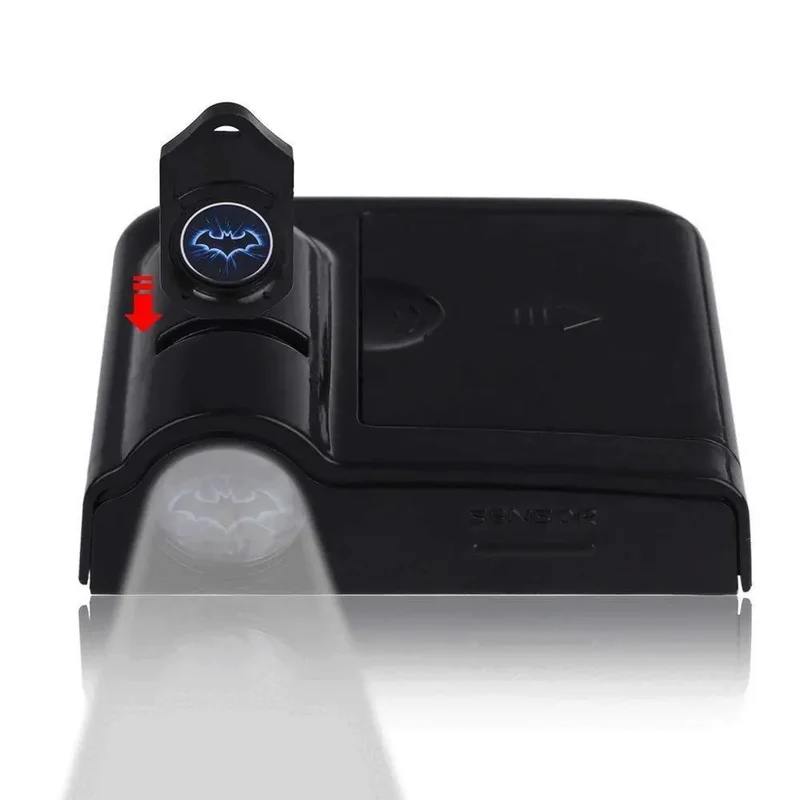 Projecteurs LED Porte Dodge Sans Fil 2x Logo Charger