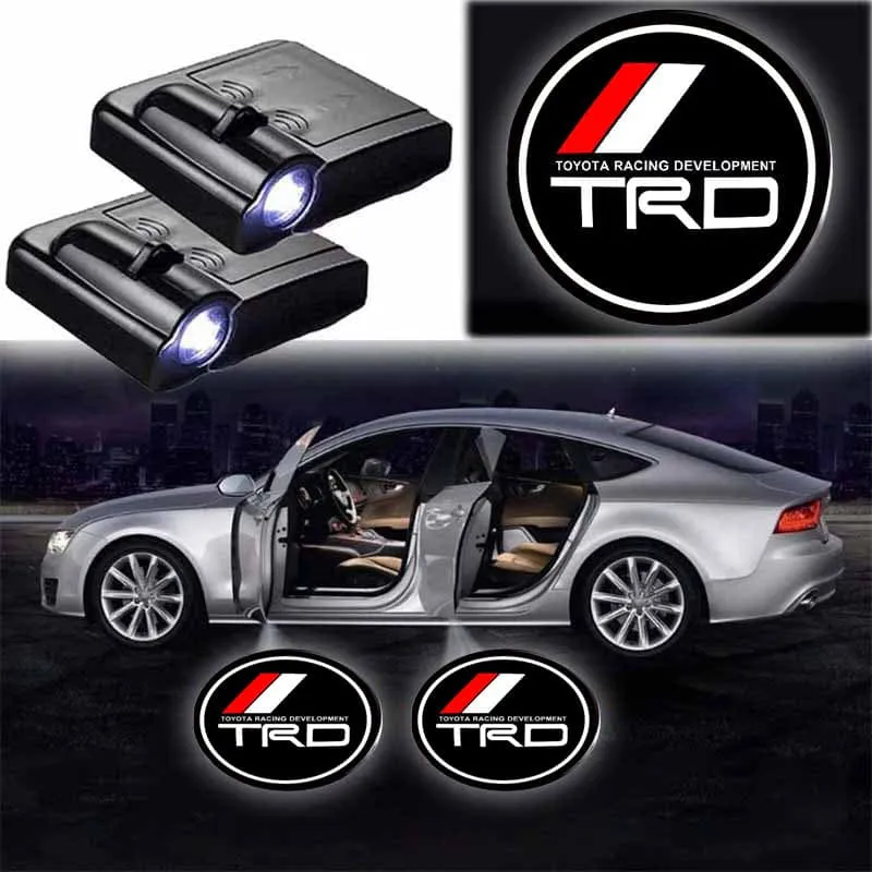 Projecteurs de porte LED Toyota TRD sans fil 2 pièces
