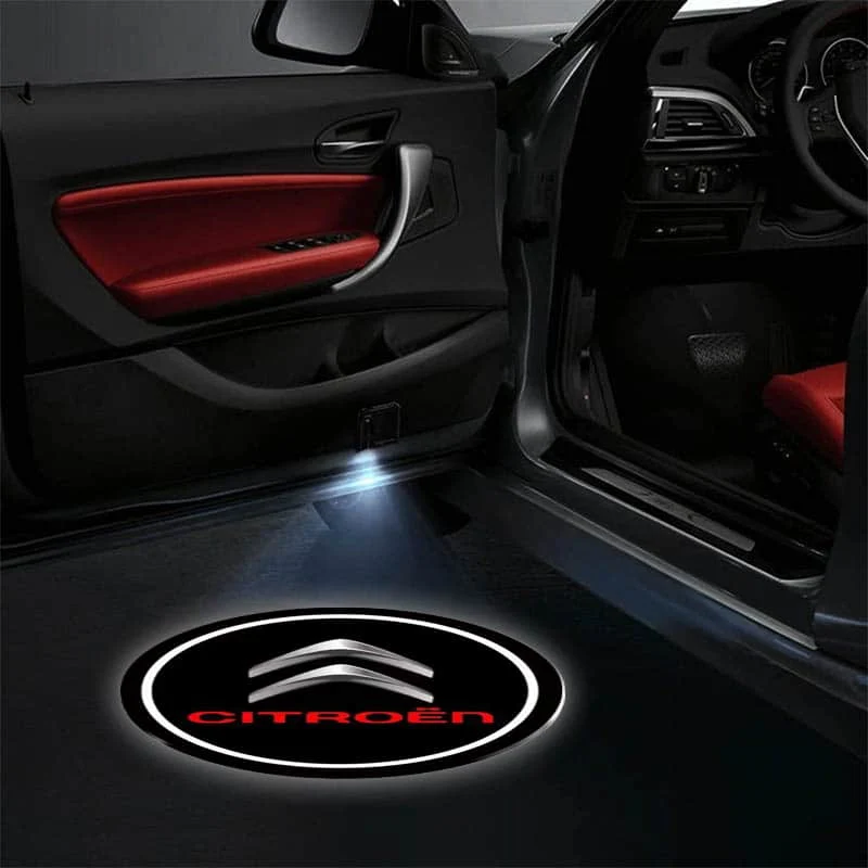 Projecteurs de porte LED Citroën sans fil 2 pièces