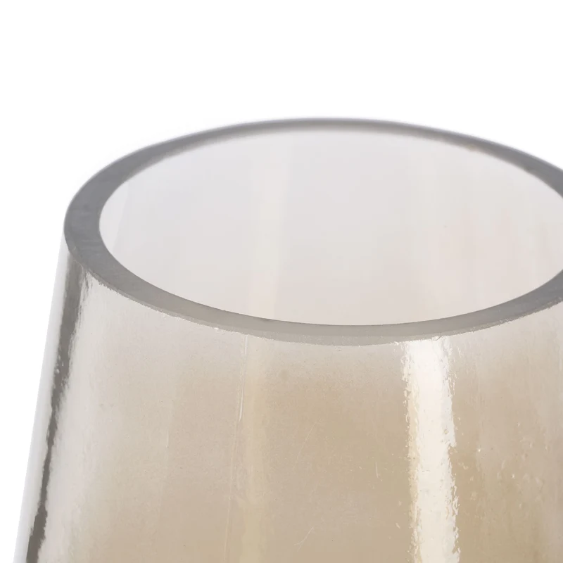 Vase décoratif moderne salon cuisine chambre 21,5 x 10 cm pour bouquets fleurs en verre transparent 13_0016003