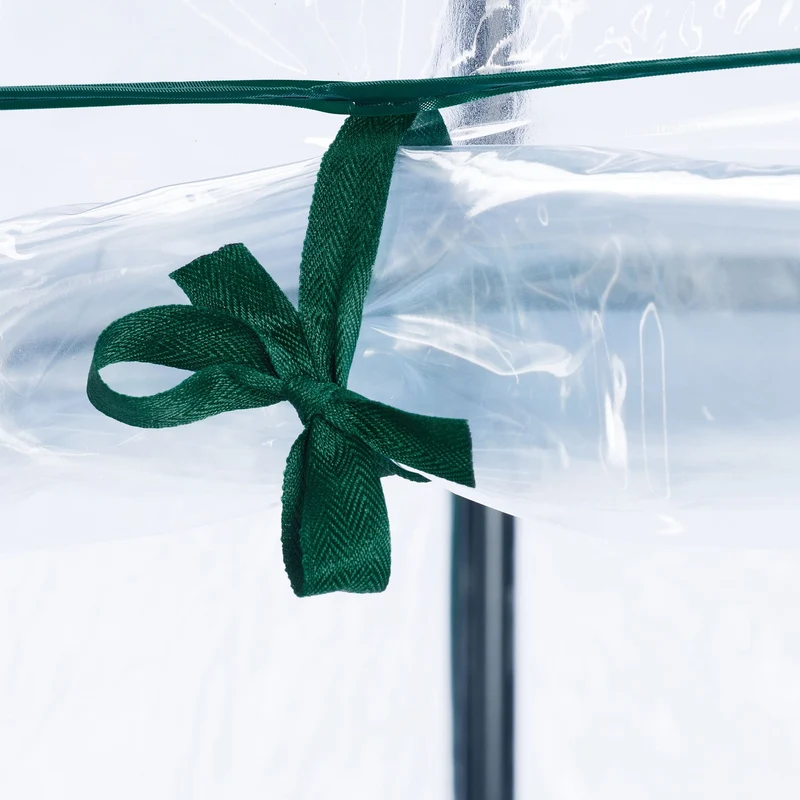 Serre de tomates jardin compacte 150 x 100 x 50 cm aération optimale protection plantes en PVC transparent 13_0011252