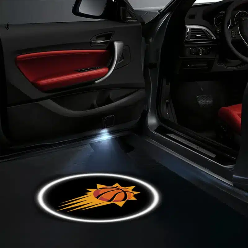 Kit 2x Projecteurs LED Logo Phoenix Suns Pour Portes Voiture