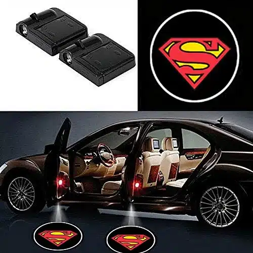 Projecteurs de porte LED logo Superman kit 2 pièces