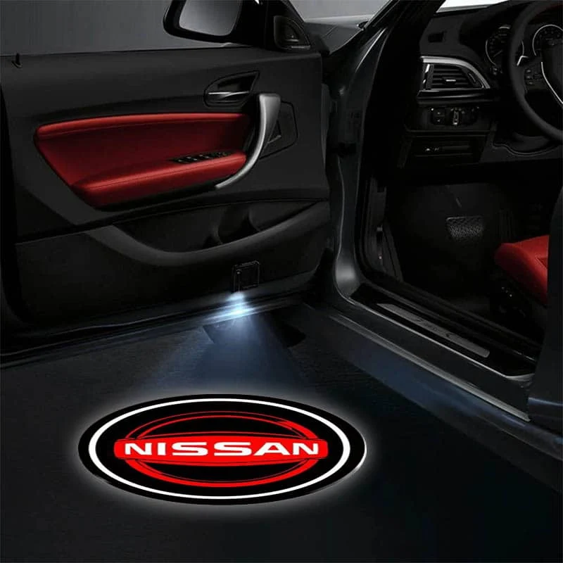 Projecteurs de porte LED Nissan sans fil 2 pièces