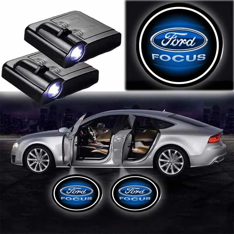 Projecteurs de porte LED Ford Focus sans fil 2 pièces