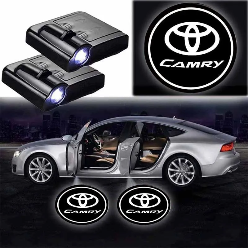 Projecteurs de porte LED Toyota Camry sans fil 2 pièces