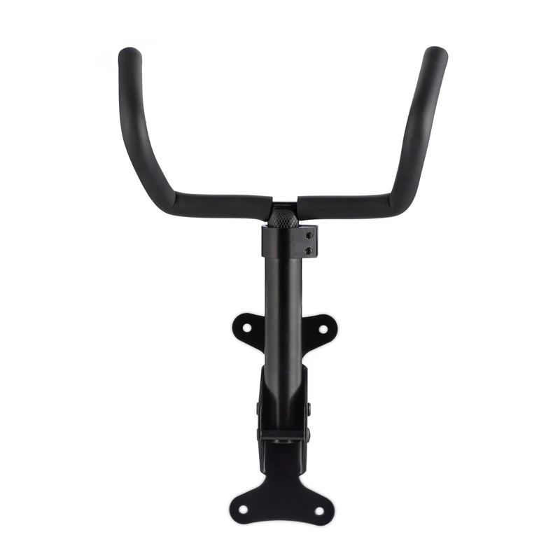Support mural vélo pivotant extensible 25 x 15 x 10 cm rangement compact pour garage cave en métal noir 13_0017005