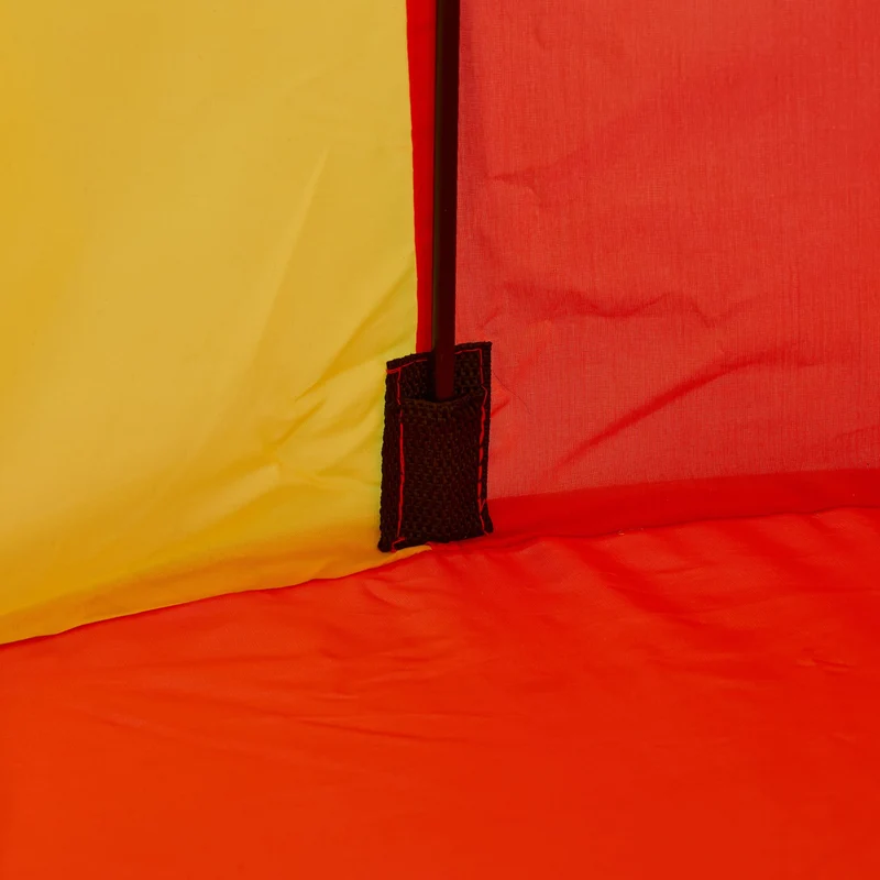 Tente pour enfants chapiteau intérieur extérieur 200 x 140 x 140 cm pratique pliable ambiance cosy en polyester rouge 13_0017399