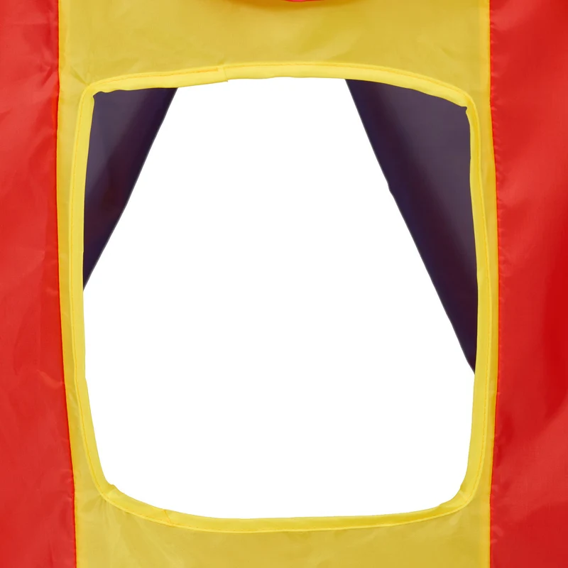 Tente pour enfants chapiteau intérieur extérieur 200 x 140 x 140 cm pratique pliable ambiance cosy en polyester rouge 13_0017399