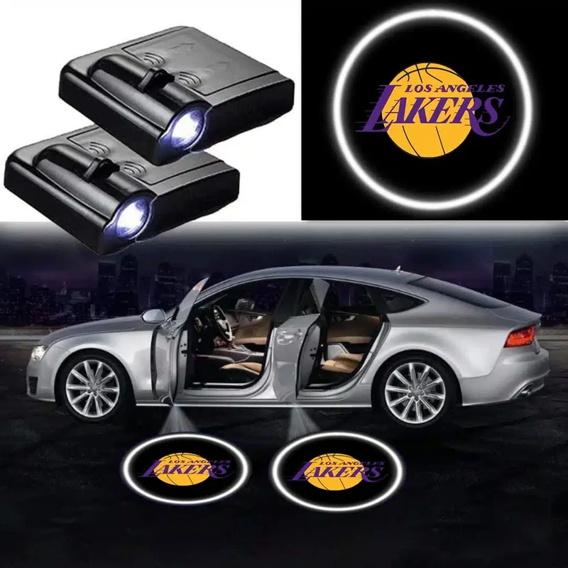 Projecteur de Porte LED NBA Lakers pour Voiture, Paire 2x