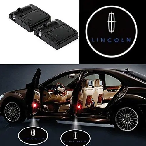 2x Projecteurs de Porte LED Lincoln avec Projection de Logo