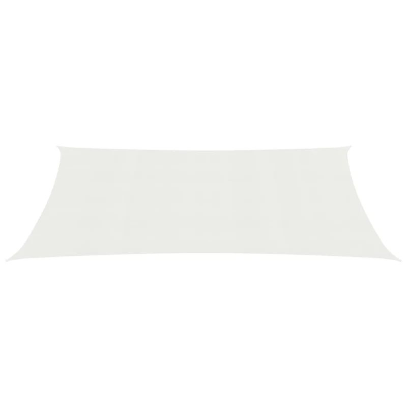 Voile toile d'ombrage parasol 160 g/m² 2 x 3 m PEHD blanc 02_0009005