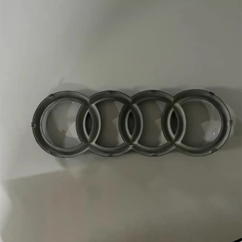 Emblème Audi Lumineux Calandre LED Noir Chromé Dynamique 4 Anneaux