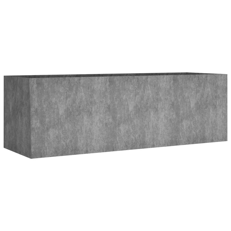 Jardinière bac lit surélevé plantes fleurs terrasse jardin de jardin 120 x 40 x 40 cm acier corten marron 02_0039342