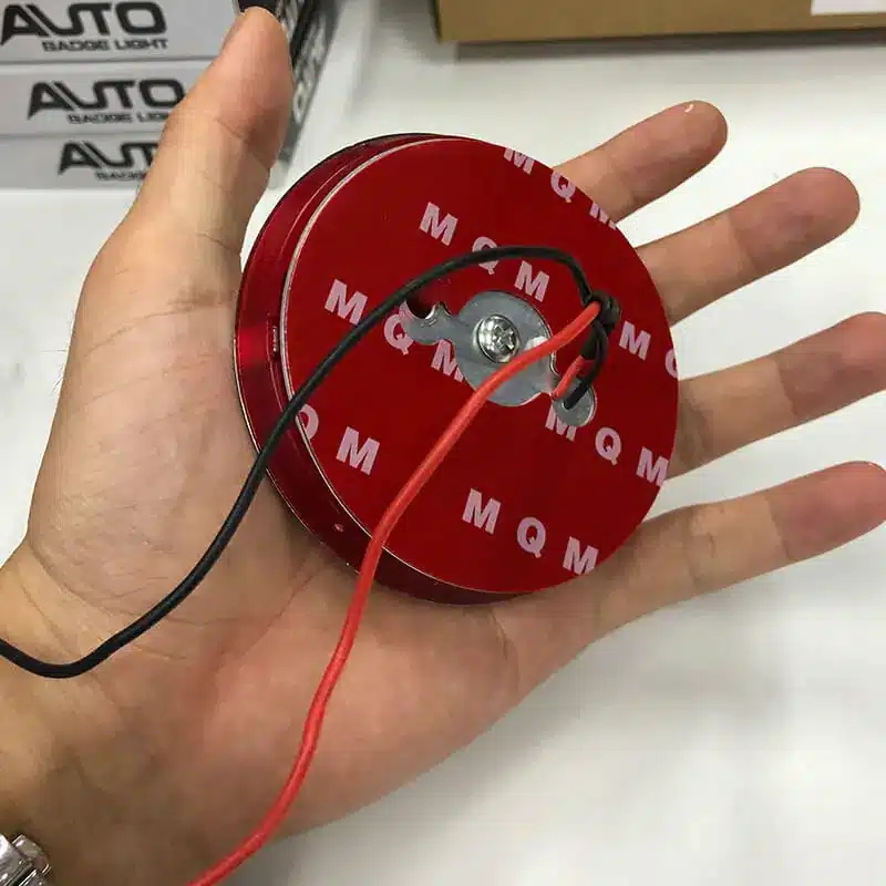 Emblème Jaguar LED 4D lumineux pour calandre avant 2 tailles