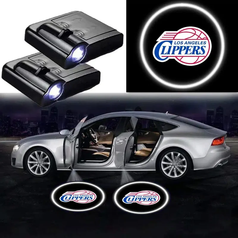 Projecteurs de porte LED Los Angeles Clippers NBA 2 pièces