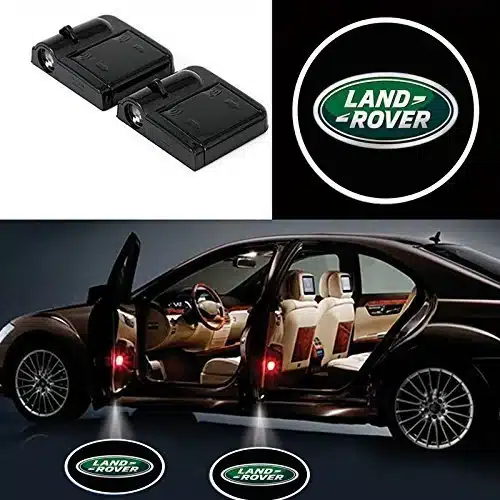 2X Projecteurs LED Porte Sans Fil Land Rover Logo Projeté