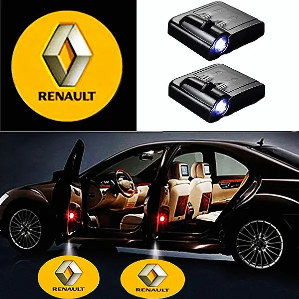 Projecteur de porte LED Renault 2x, logo projeté sans fil