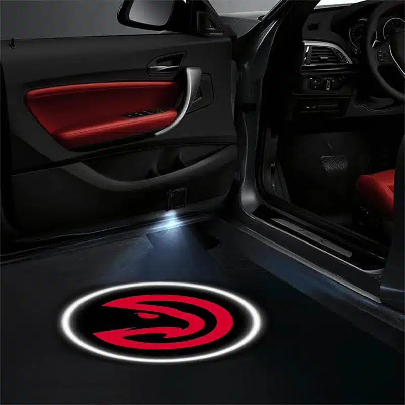 Projecteurs de Porte LED Atlanta Hawks NBA - Lot de 2