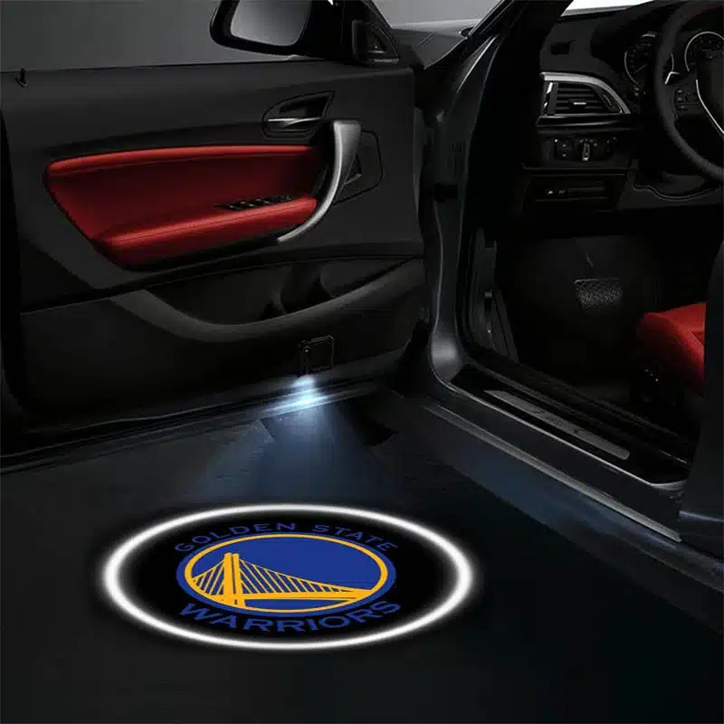 2x Projecteurs LED Logo NBA Golden State Warriors pour Portes