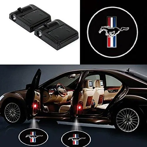 Pack 2 Projecteurs de Porte LED Mustang – Logo Projection