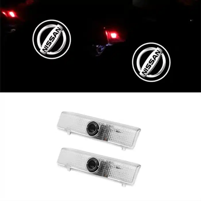 Projecteurs LED de logo pour portières Nissan - Paire universelle