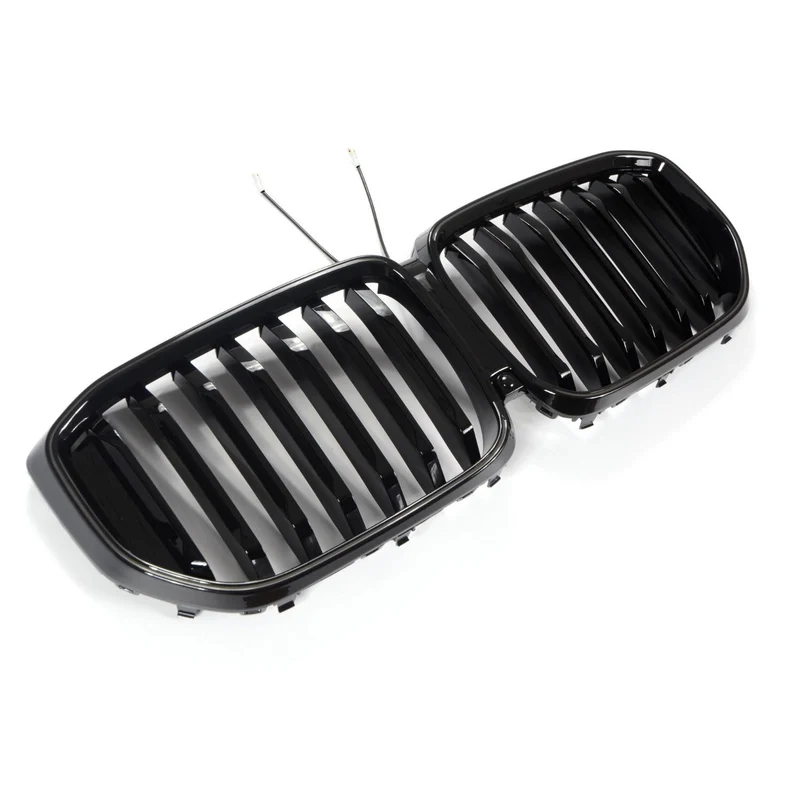 Calandre LED noire brillante BMW X5 G05 LCI simple double lame 2023-2026
