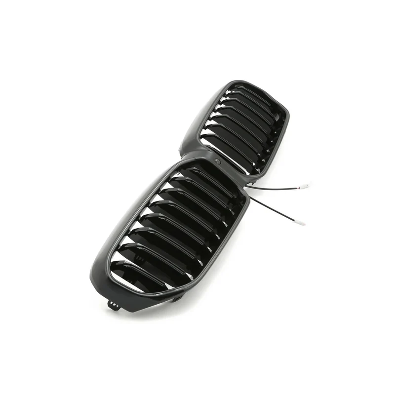 Grilles calandre LED noir brillant BMW Série 5 G30 LCI simple double lame