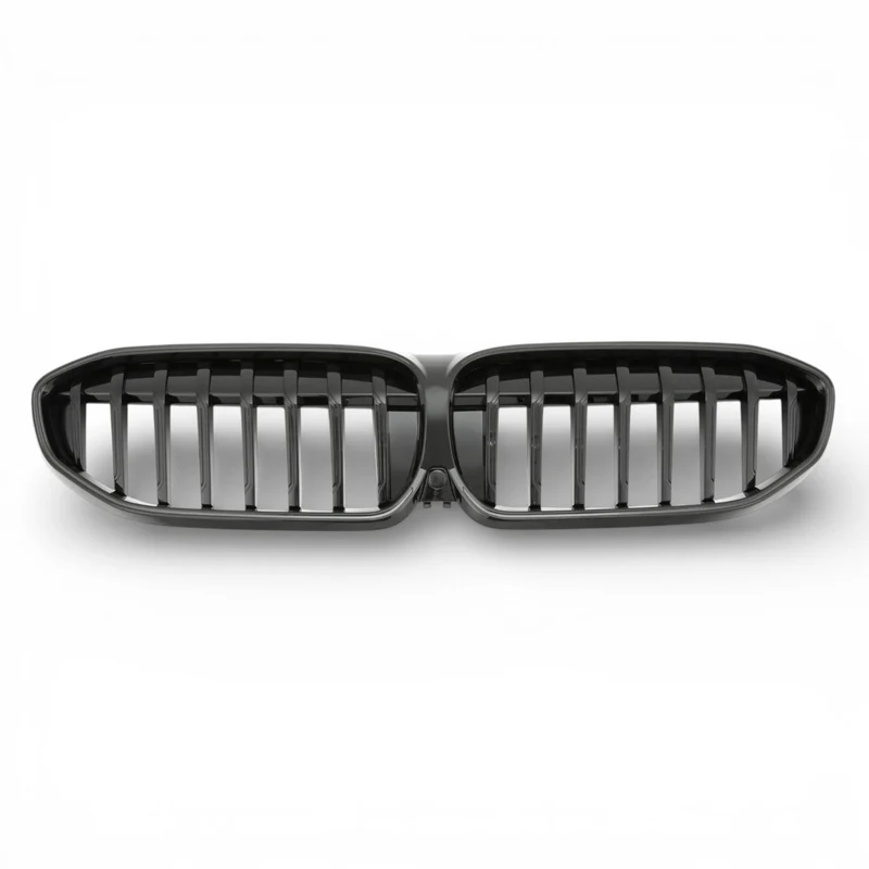 Grilles calandre LED noires BMW Série 3 G20 simple double lame 2018-2025