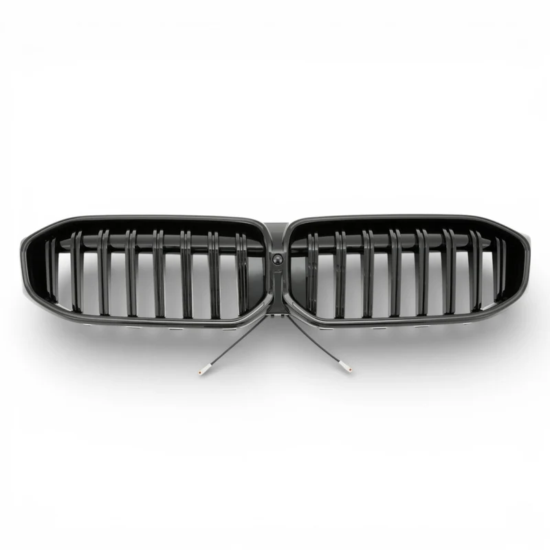 Grilles calandre LED noires BMW Série 3 G20 simple double lame 2018-2025