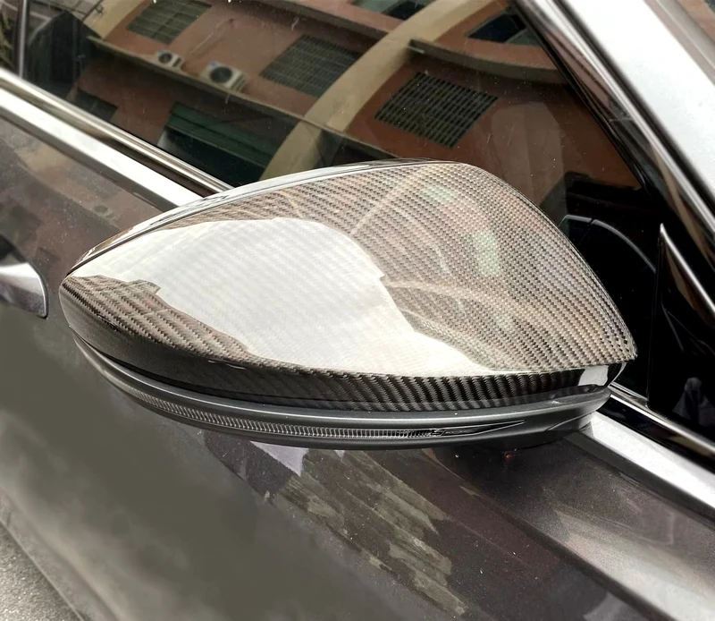 Coques rétroviseurs fibre carbone Audi A7 S7 RS7 C8 2018-2025