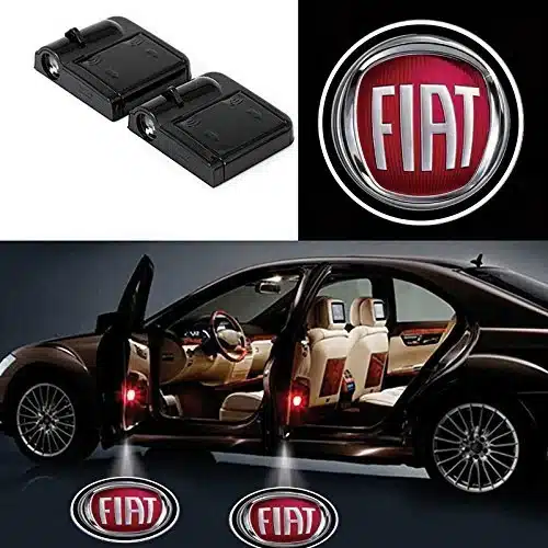 Projecteurs LED Porte Fiat Logo Ombre Fantôme Kit 2