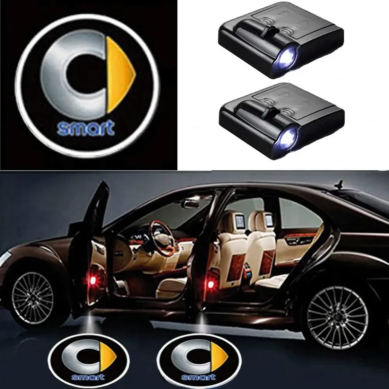 Projecteurs LED Porte Voiture Smart Logo HD Kit 2
