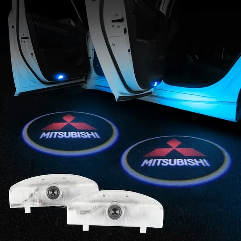 Projecteurs Lumières Portière Mitsubishi LED CREE Kit 2