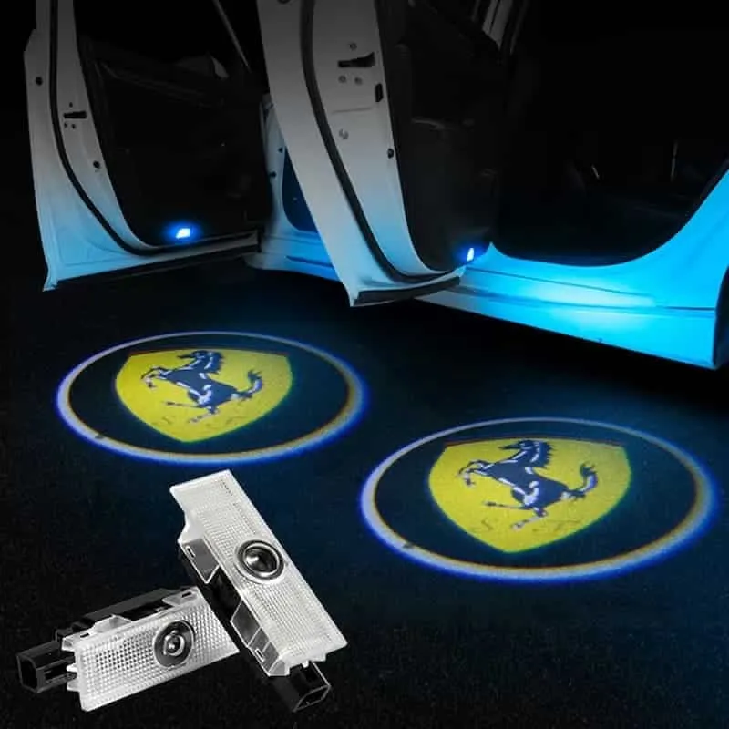 Projecteurs LED Portière Ferrari Logo Osram Kit 2