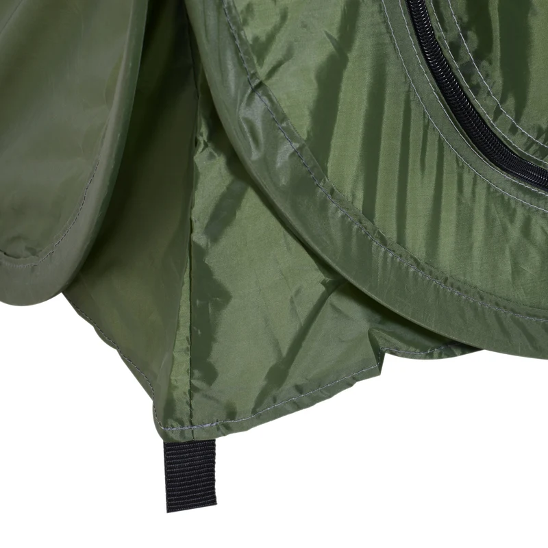 Tente de douche autoportante pliable 100 x 100 x 185 cm ouverture rapide sac compact moderne en polyester vert foncé 21_0006422