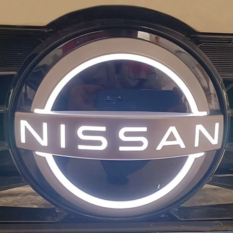 Logo Nissan Lumineux Calandre LED 130 150 176mm