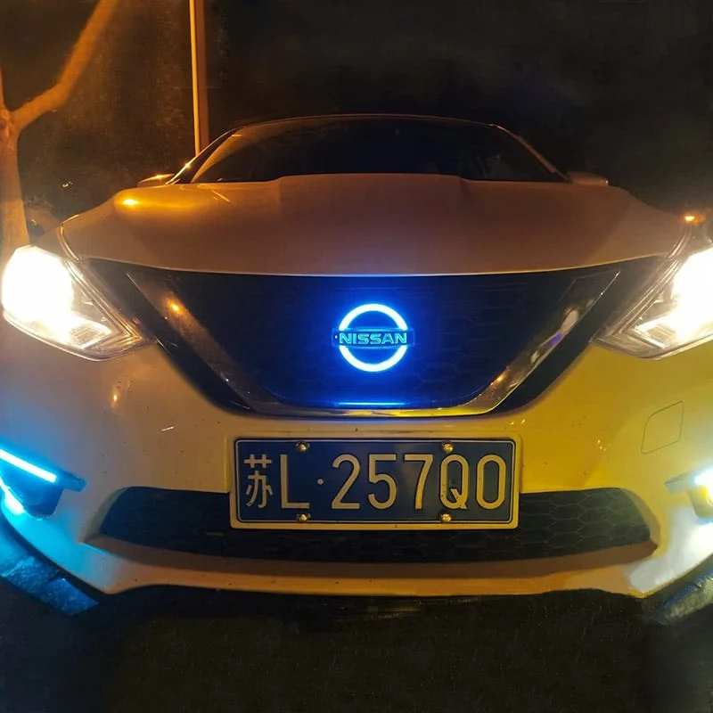 Logo Nissan Lumineux Calandre LED 130 150 176mm