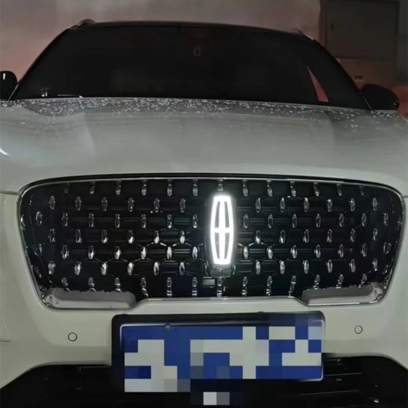 Logo Lumineux LED Lincoln Calandre Aviator Chromé