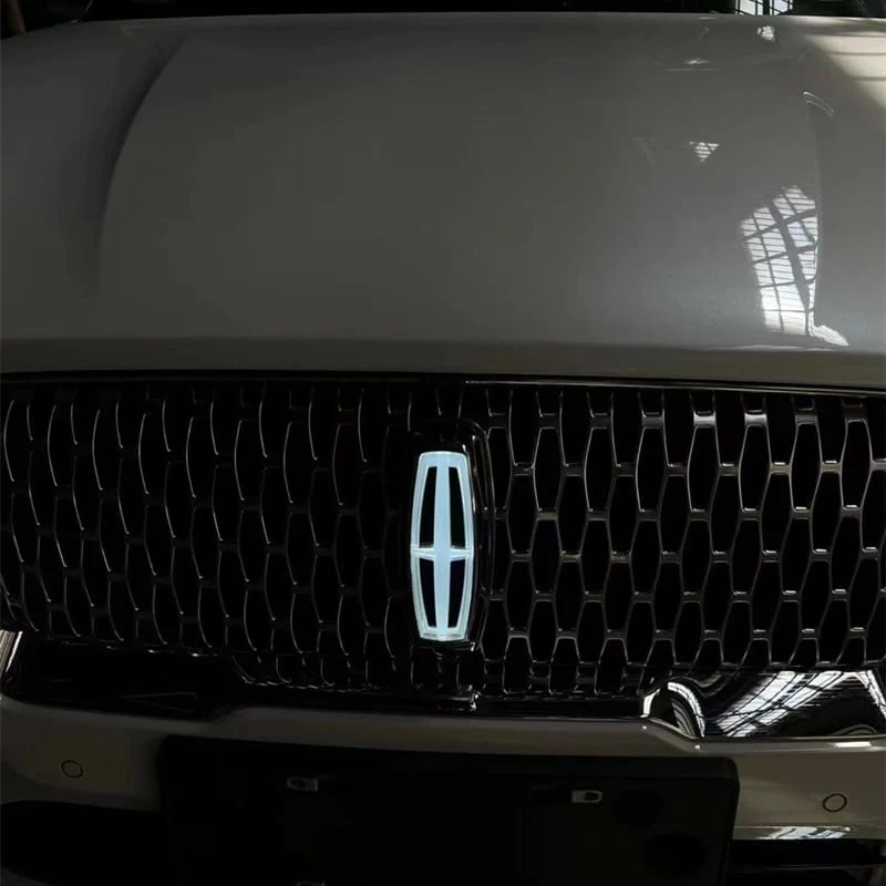 Logo Lumineux LED Lincoln Calandre Aviator Chromé