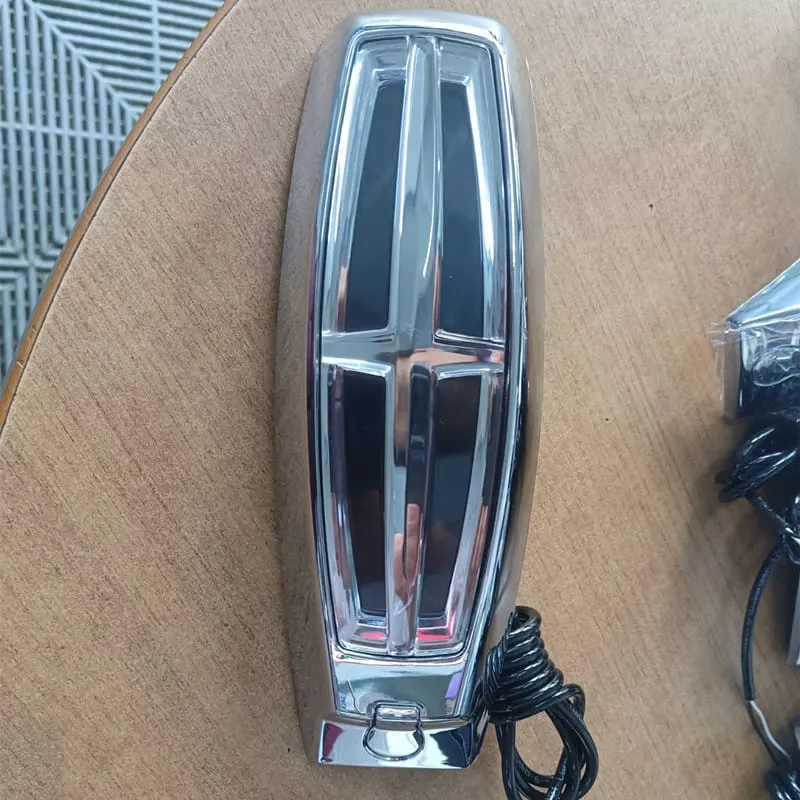 Logo Lumineux LED Lincoln Calandre Aviator Chromé
