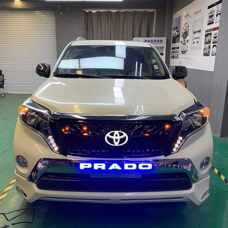 Badge Toyota LED Lumineux Chromé RGB Calandre