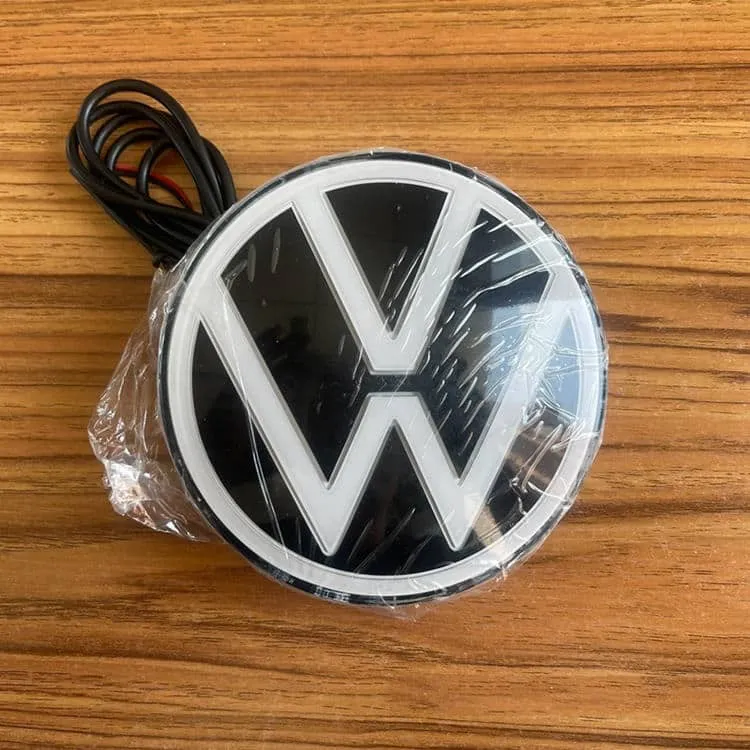 Emblème Calandre VW Lumineux LED Étanche 120-155mm