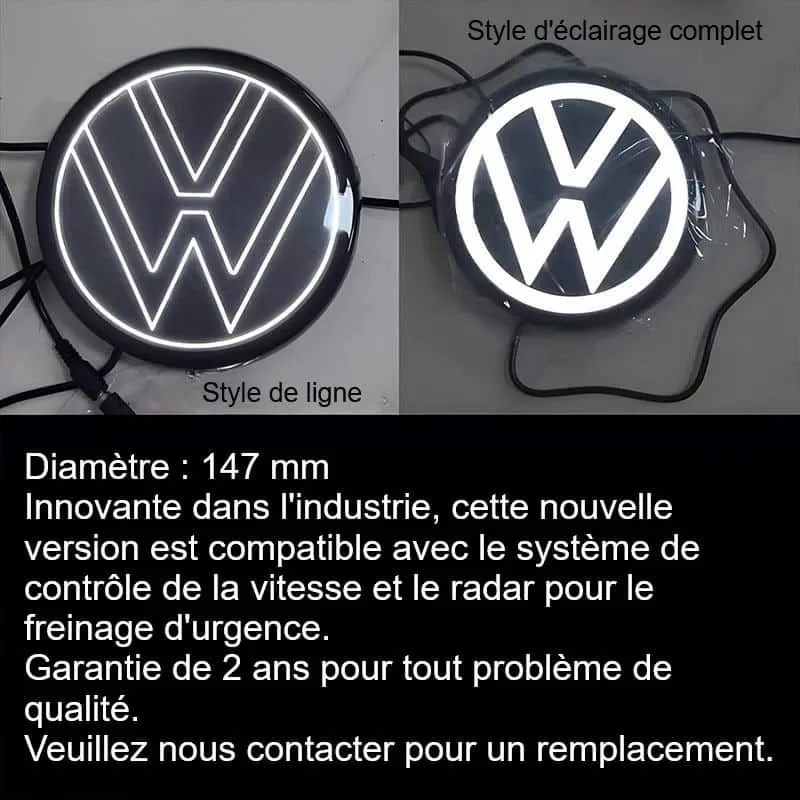 Emblème Lumineux VW Tiguan LED Calandre 2018-2024